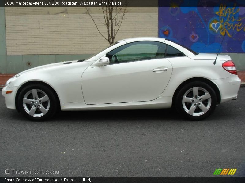 Alabaster White / Beige 2006 Mercedes-Benz SLK 280 Roadster