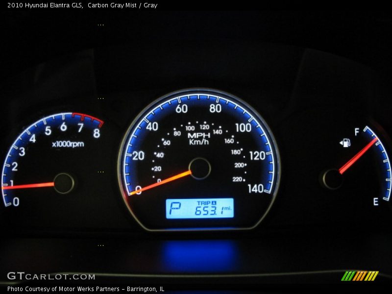 Carbon Gray Mist / Gray 2010 Hyundai Elantra GLS