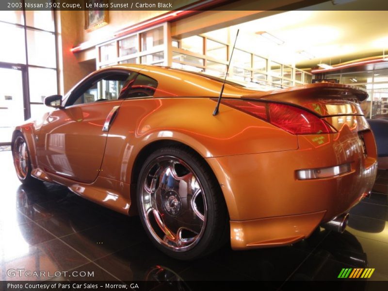 Le Mans Sunset / Carbon Black 2003 Nissan 350Z Coupe