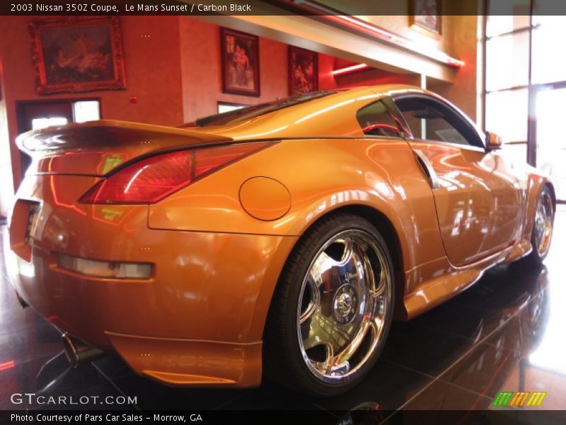 Le Mans Sunset / Carbon Black 2003 Nissan 350Z Coupe
