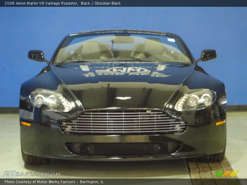 Black / Obsidian Black 2008 Aston Martin V8 Vantage Roadster