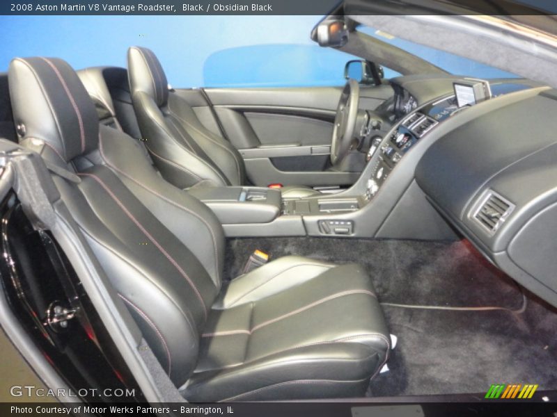  2008 V8 Vantage Roadster Obsidian Black Interior