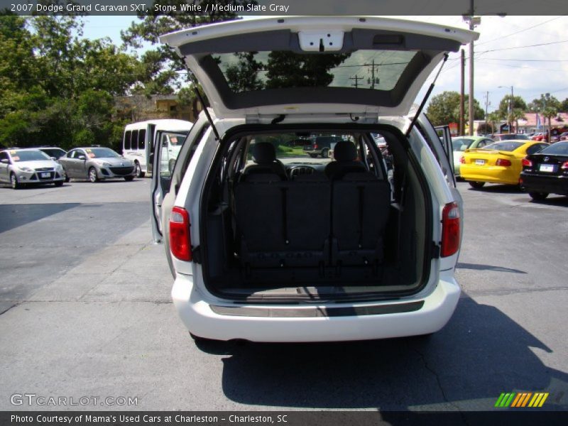Stone White / Medium Slate Gray 2007 Dodge Grand Caravan SXT