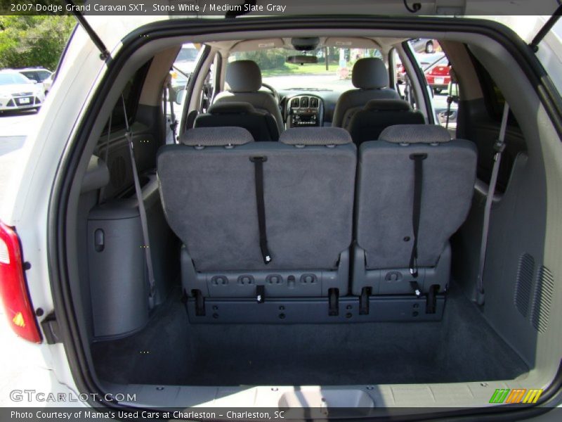 Stone White / Medium Slate Gray 2007 Dodge Grand Caravan SXT