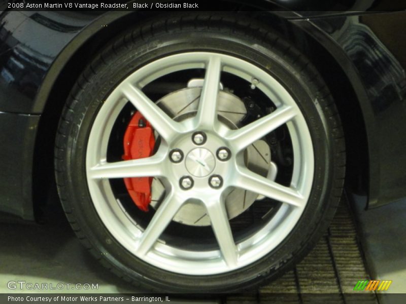 Black / Obsidian Black 2008 Aston Martin V8 Vantage Roadster