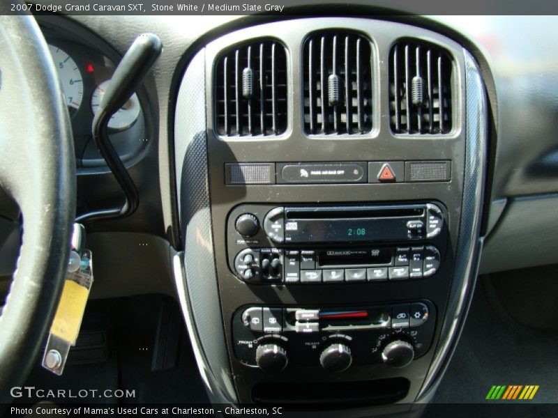 Stone White / Medium Slate Gray 2007 Dodge Grand Caravan SXT