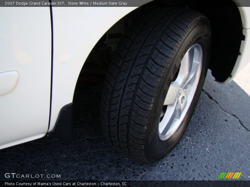 Stone White / Medium Slate Gray 2007 Dodge Grand Caravan SXT