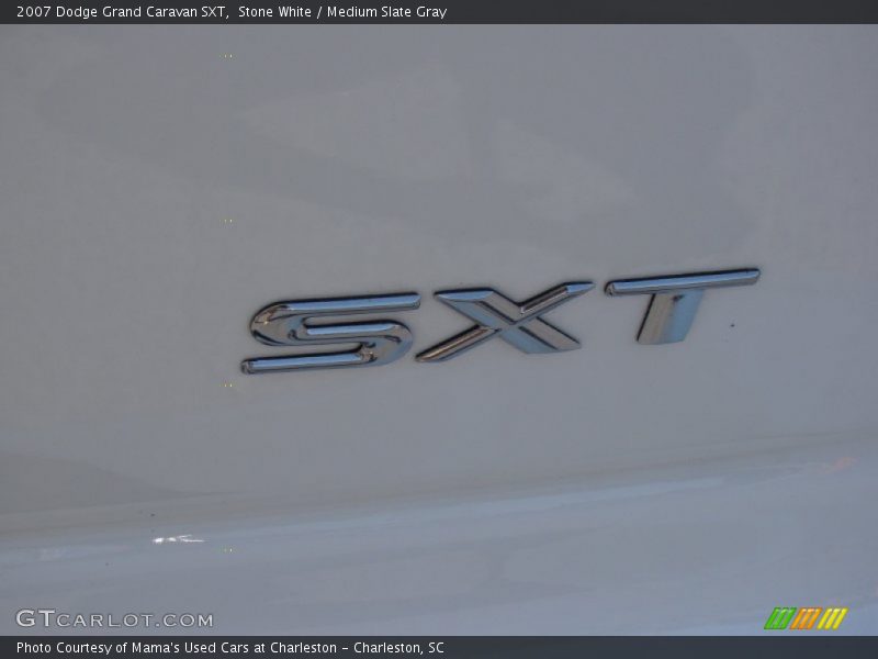 Stone White / Medium Slate Gray 2007 Dodge Grand Caravan SXT