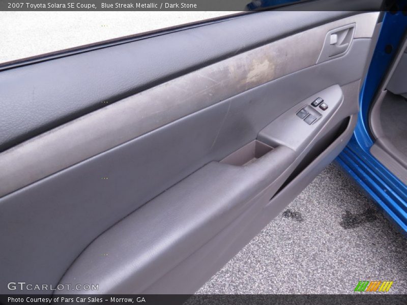 Blue Streak Metallic / Dark Stone 2007 Toyota Solara SE Coupe