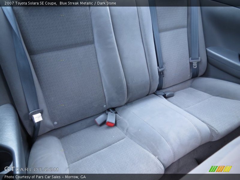 Rear Seat of 2007 Solara SE Coupe