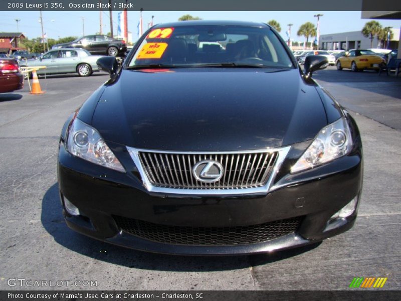Obsidian Black / Black 2009 Lexus IS 350