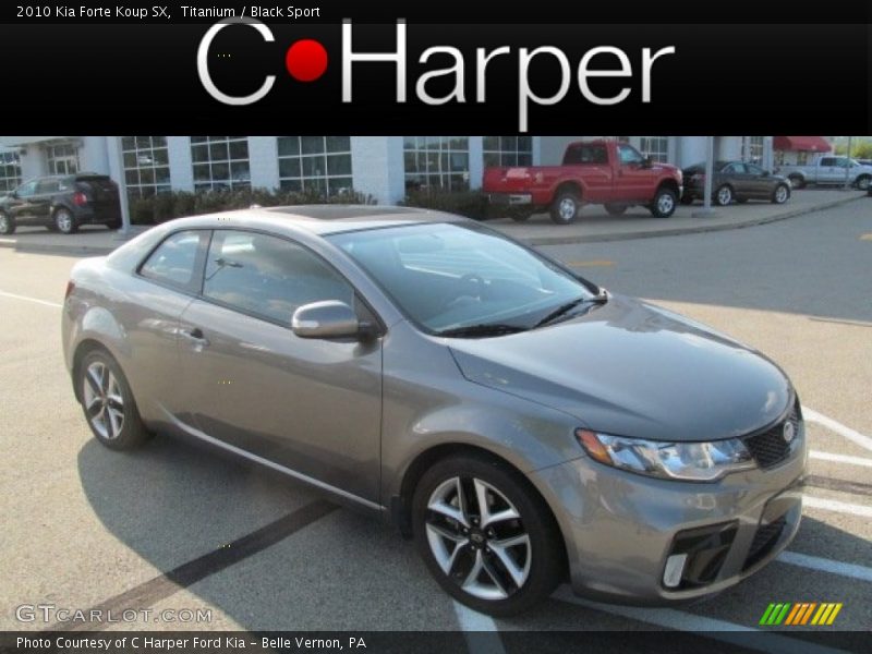 Titanium / Black Sport 2010 Kia Forte Koup SX