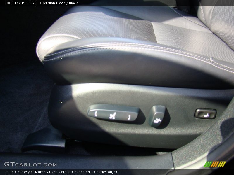 Obsidian Black / Black 2009 Lexus IS 350