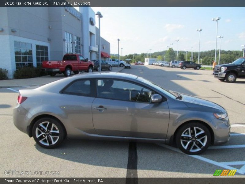 Titanium / Black Sport 2010 Kia Forte Koup SX