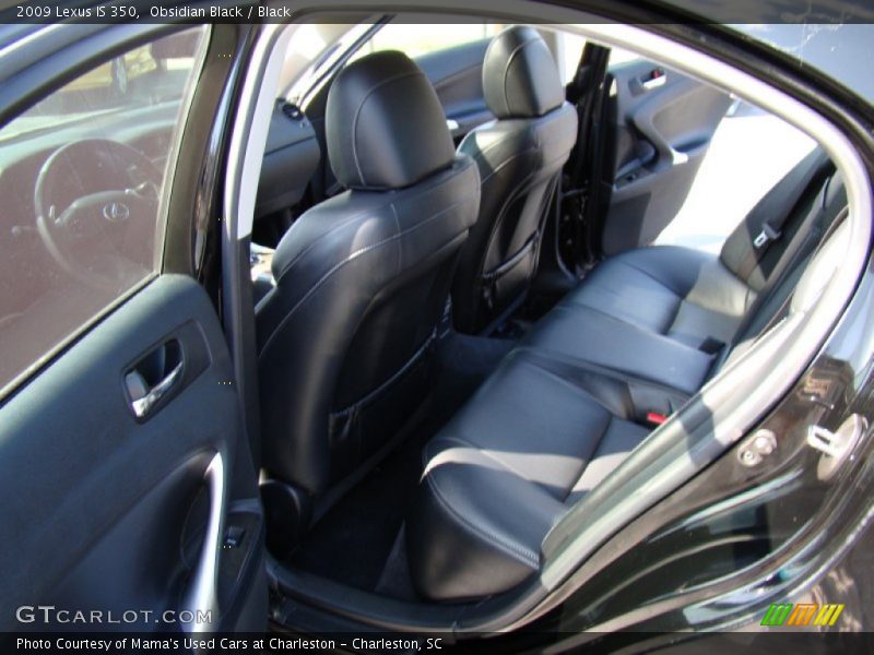 Obsidian Black / Black 2009 Lexus IS 350