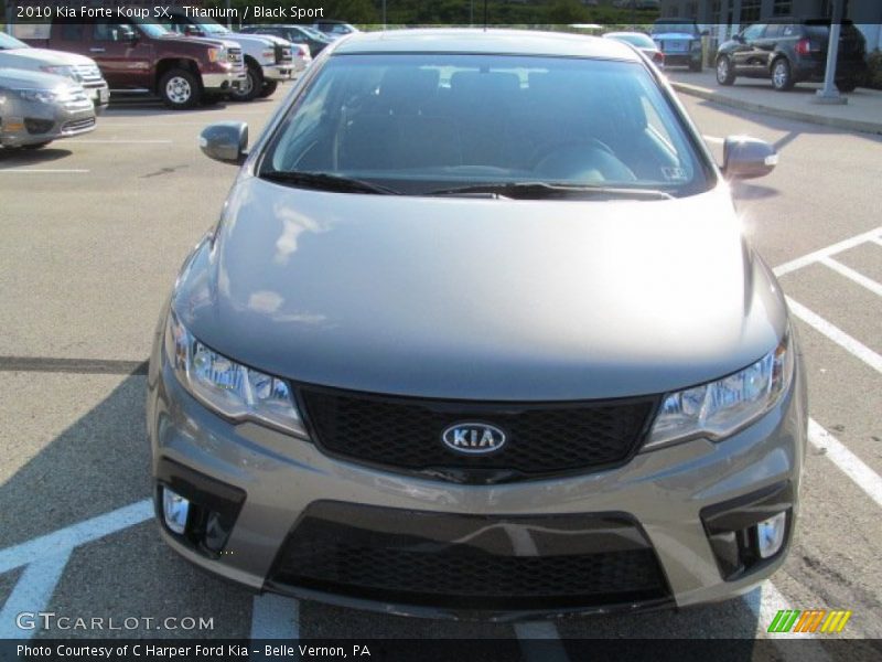 Titanium / Black Sport 2010 Kia Forte Koup SX