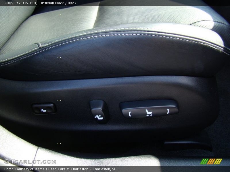 Obsidian Black / Black 2009 Lexus IS 350