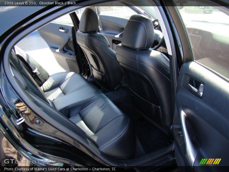 Obsidian Black / Black 2009 Lexus IS 350