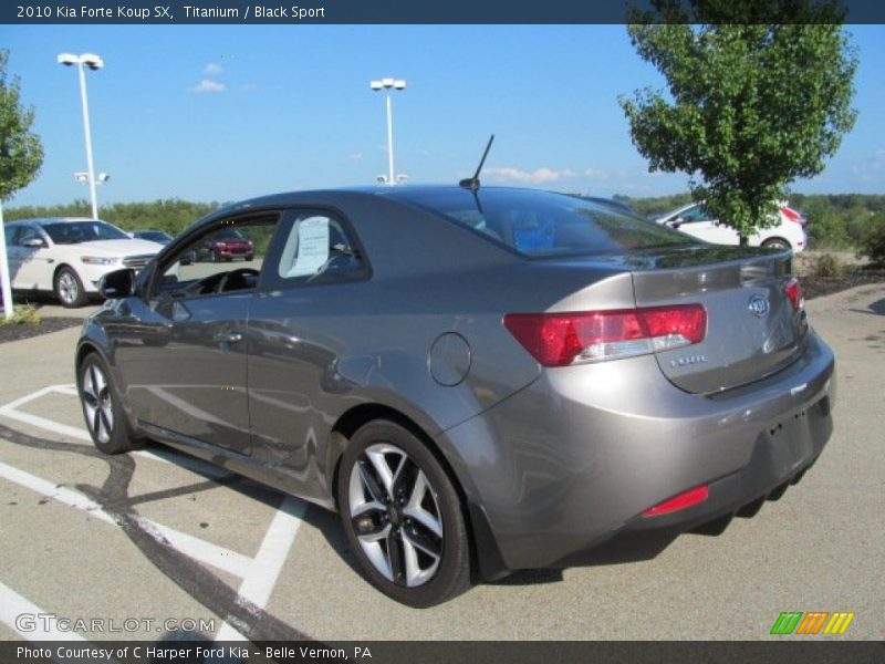 Titanium / Black Sport 2010 Kia Forte Koup SX