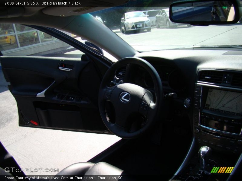 Obsidian Black / Black 2009 Lexus IS 350
