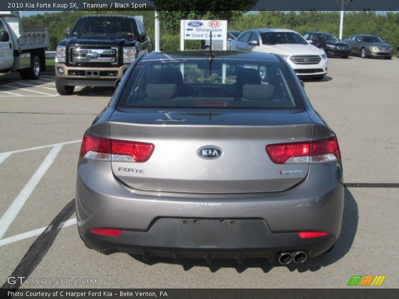 Titanium / Black Sport 2010 Kia Forte Koup SX