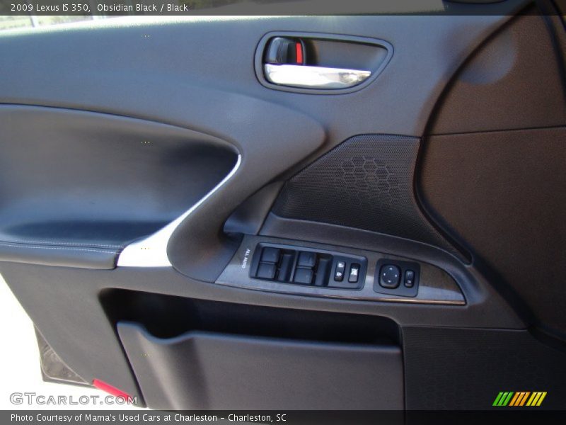 Obsidian Black / Black 2009 Lexus IS 350
