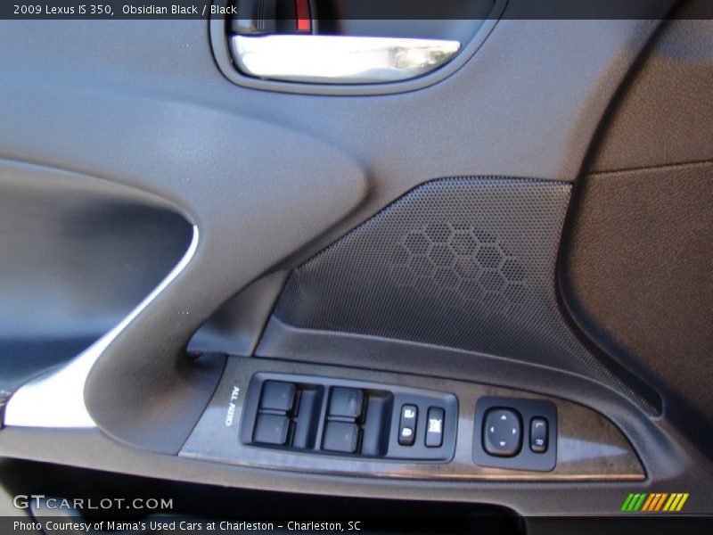 Obsidian Black / Black 2009 Lexus IS 350