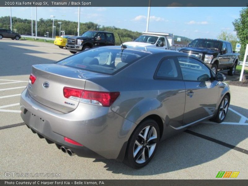 Titanium / Black Sport 2010 Kia Forte Koup SX