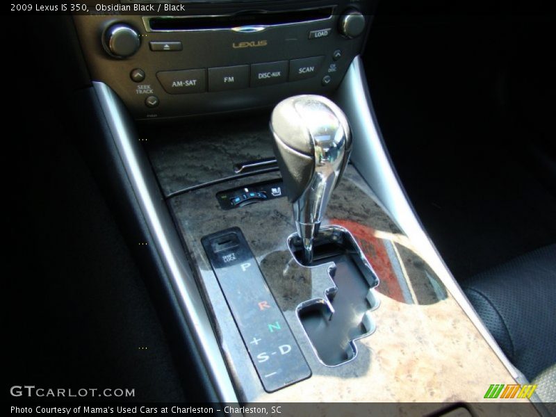 Obsidian Black / Black 2009 Lexus IS 350