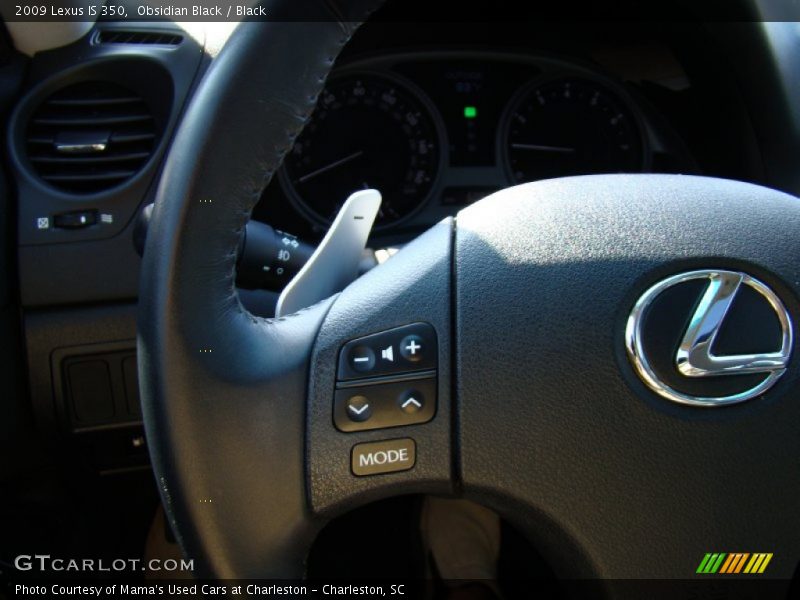 Obsidian Black / Black 2009 Lexus IS 350