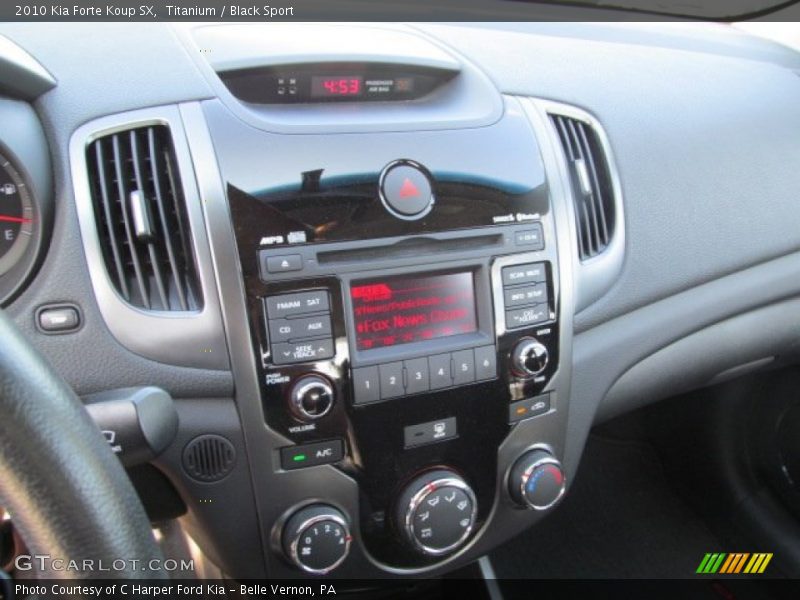 Titanium / Black Sport 2010 Kia Forte Koup SX