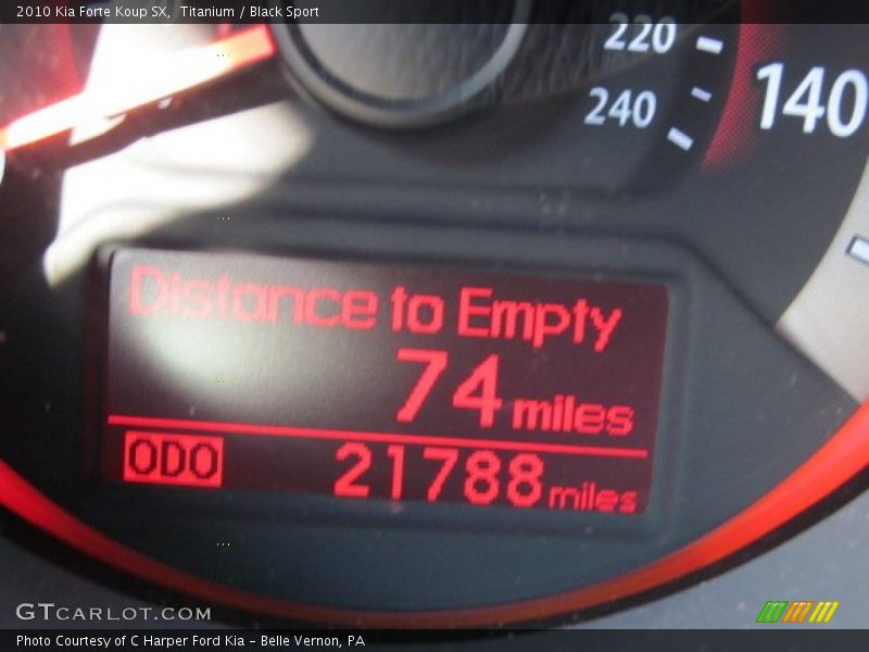 Titanium / Black Sport 2010 Kia Forte Koup SX