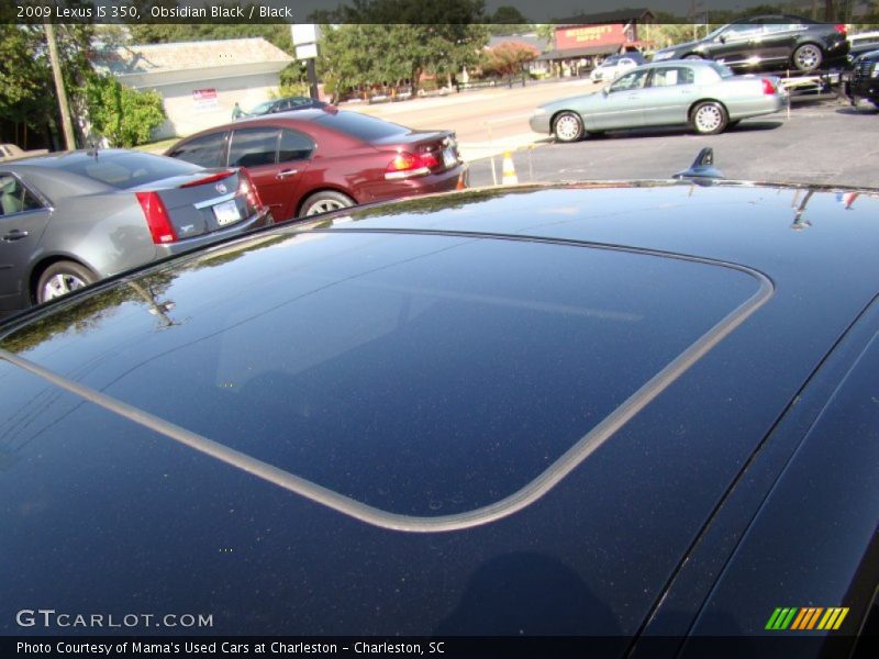 Obsidian Black / Black 2009 Lexus IS 350