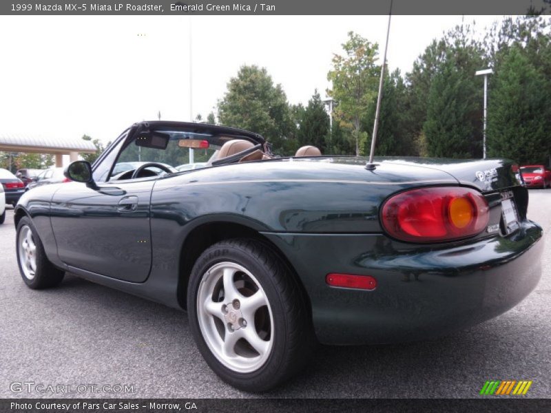 Emerald Green Mica / Tan 1999 Mazda MX-5 Miata LP Roadster