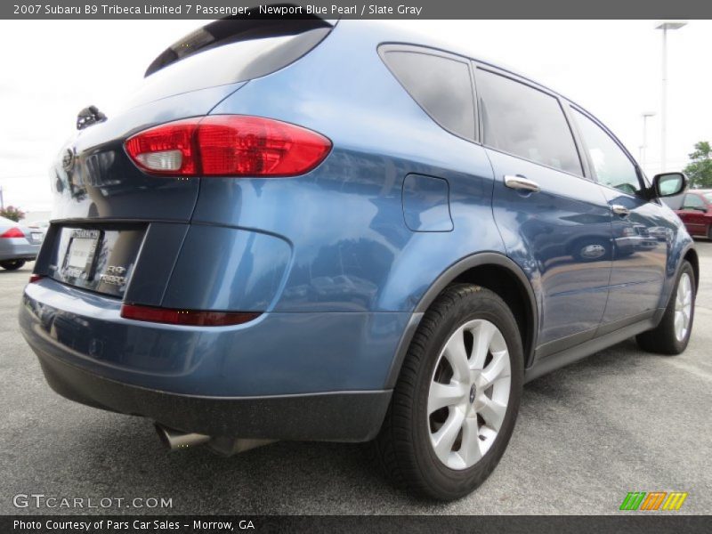 Newport Blue Pearl / Slate Gray 2007 Subaru B9 Tribeca Limited 7 Passenger