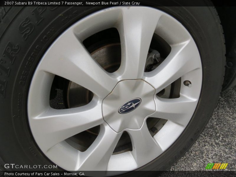 Newport Blue Pearl / Slate Gray 2007 Subaru B9 Tribeca Limited 7 Passenger