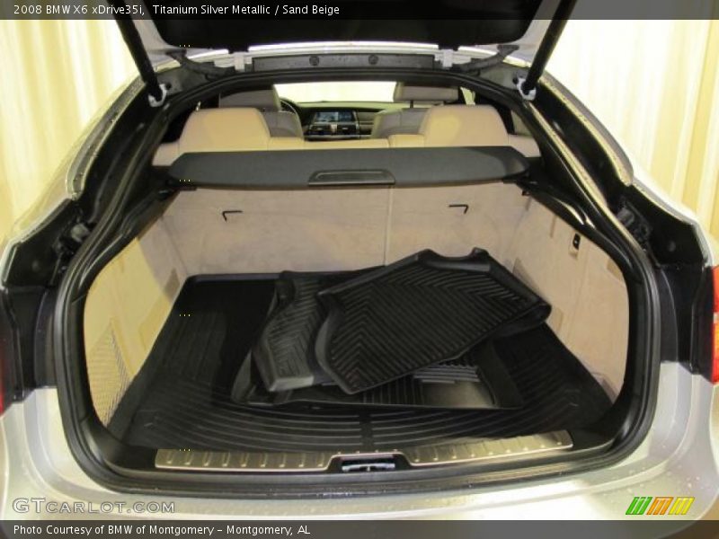 Titanium Silver Metallic / Sand Beige 2008 BMW X6 xDrive35i
