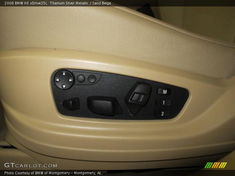 Titanium Silver Metallic / Sand Beige 2008 BMW X6 xDrive35i