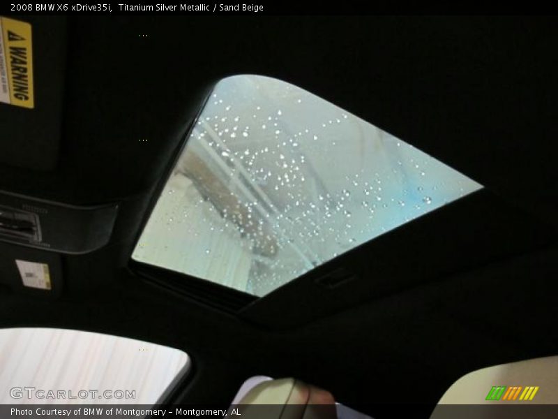 Titanium Silver Metallic / Sand Beige 2008 BMW X6 xDrive35i