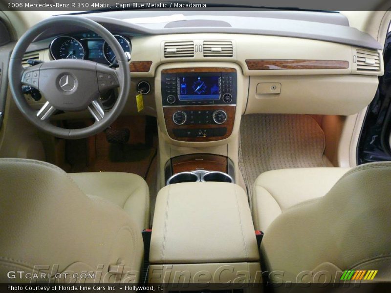 Capri Blue Metallic / Macadamia 2006 Mercedes-Benz R 350 4Matic