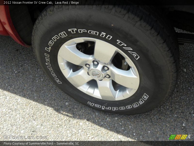 Lava Red / Beige 2012 Nissan Frontier SV Crew Cab