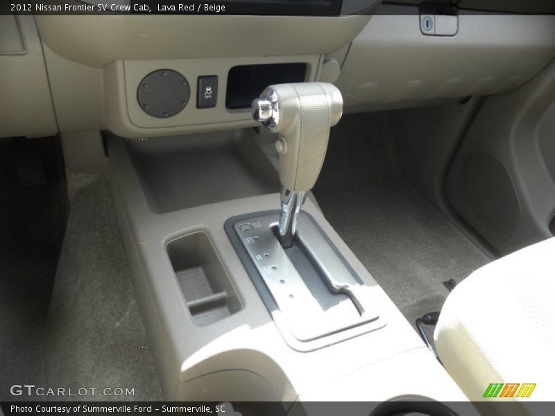 Lava Red / Beige 2012 Nissan Frontier SV Crew Cab