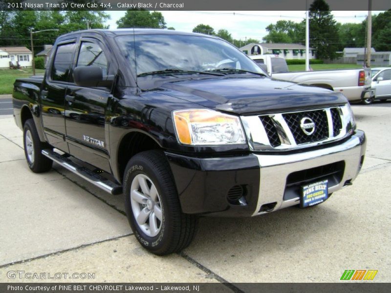 Galaxy Black / Charcoal 2011 Nissan Titan SV Crew Cab 4x4