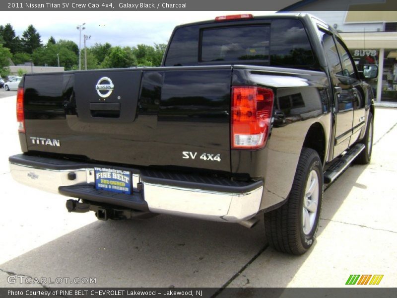 Galaxy Black / Charcoal 2011 Nissan Titan SV Crew Cab 4x4