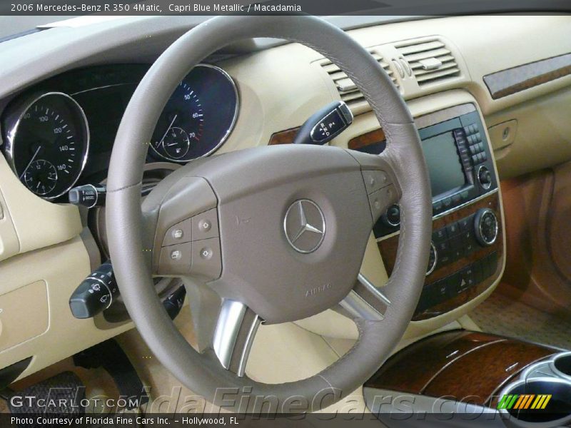 Capri Blue Metallic / Macadamia 2006 Mercedes-Benz R 350 4Matic