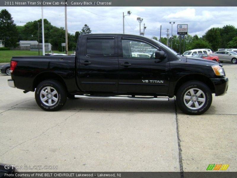 Galaxy Black / Charcoal 2011 Nissan Titan SV Crew Cab 4x4