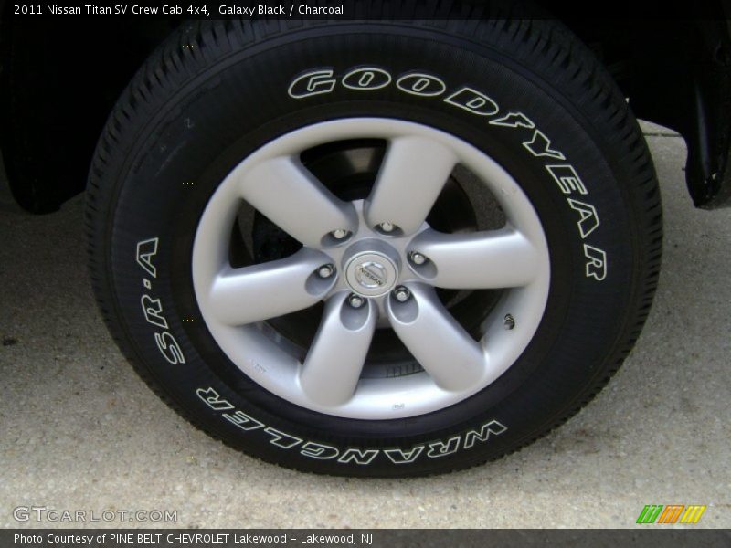Galaxy Black / Charcoal 2011 Nissan Titan SV Crew Cab 4x4