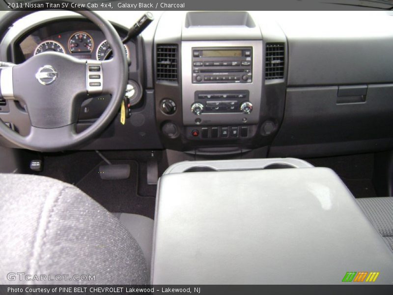 Galaxy Black / Charcoal 2011 Nissan Titan SV Crew Cab 4x4