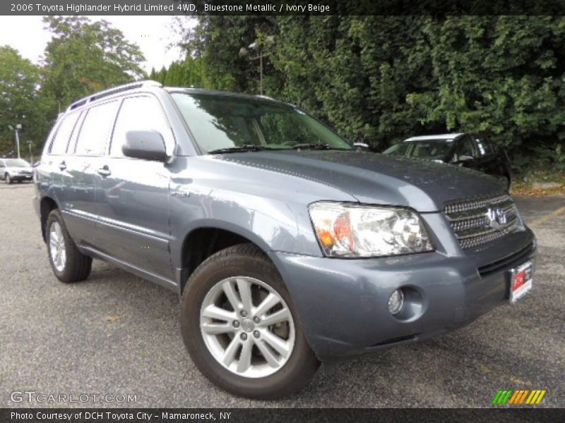 Bluestone Metallic / Ivory Beige 2006 Toyota Highlander Hybrid Limited 4WD
