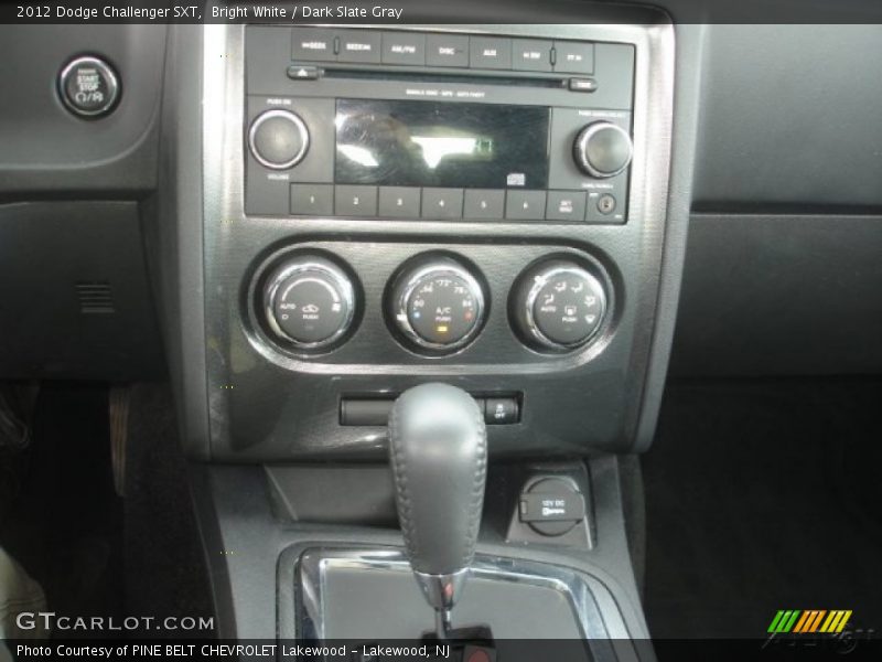 Bright White / Dark Slate Gray 2012 Dodge Challenger SXT